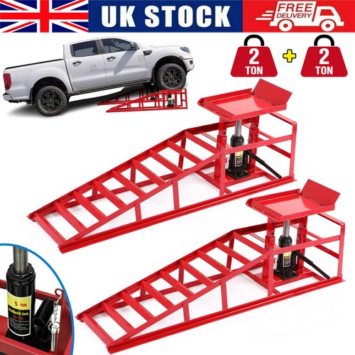 Ton hydraulic car ramps - 2,