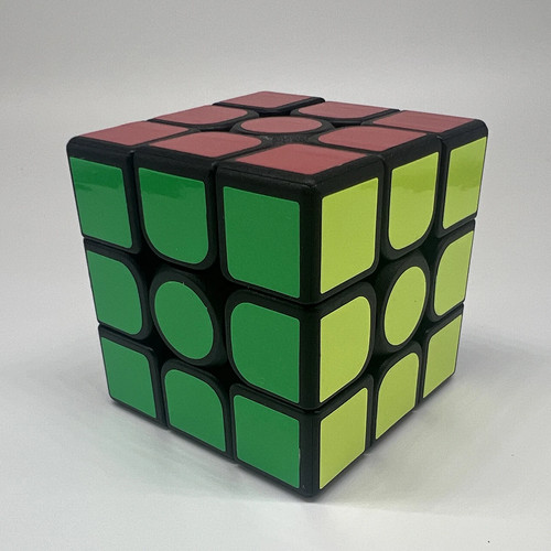3x3x3 magic cube - black, sticker