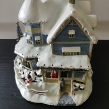 Thomas kinkades holiday bed and breakfast village Christmas collection no lights