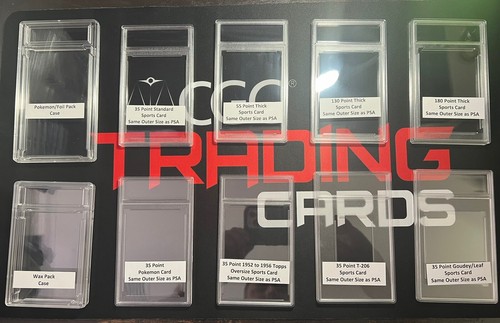 Empty trading card slab - card,