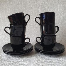 12 PCS, Black CERAMIC Espresso