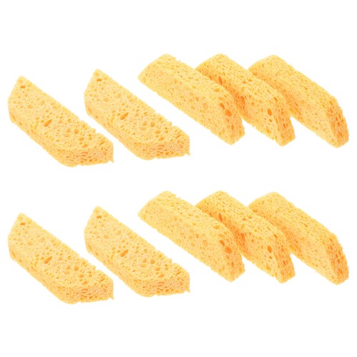 Reusable yellow sponge - yellow, for