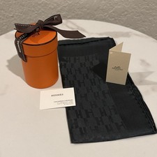 Hermes 100% Silk Pocket Square