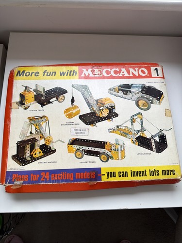 Vintage meccano set more - set,