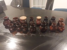 Collection of 15 Vintage MARMITE and BOVRIL jars