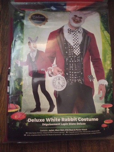 Deluxe white rabbit - rabbit, costume
