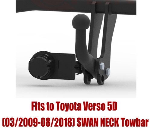 Swan neck tow - bar, toyota