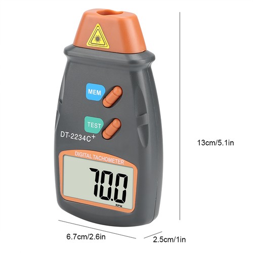 Digital handheld tachometer - handheld,