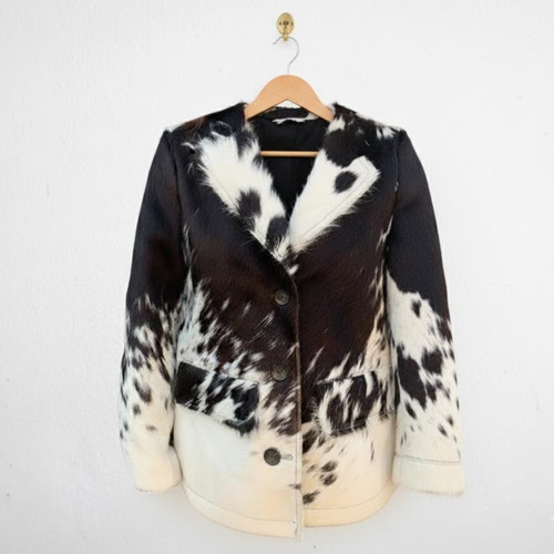 Handmade hair cowhide - on,