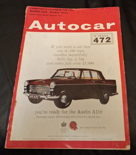Classic autocar magazine jan - magazine,