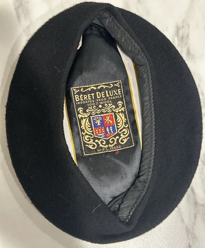 Beret luxe black - beret,