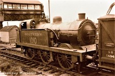 Old Photo Reprint of Southern Railway Locomotive 1010 at Canterbury West