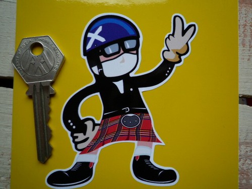 Scottish rider pudding basin - scottish,