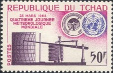 Chad 1964 Meteorology/Weather Day/IMO/WMO/Measuring Equipment 1v (n46479)
