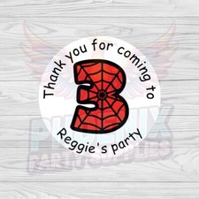 PERSONALISED SPIDERMAN NUMBER