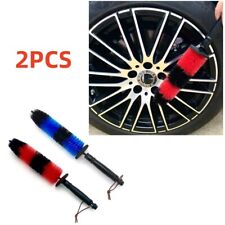 2Pcs 17"Car Alloy Wheel Cleaning Brush Non Scratch Soft Detailing Wash Accessory