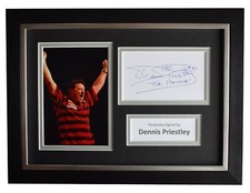 Dennis Priestley Signed A4