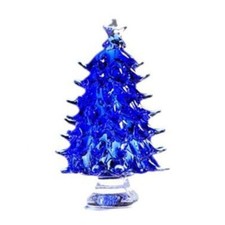Christmas tree Crystal Tree Mini Figurines Glass Paperweight Statue Collectible
