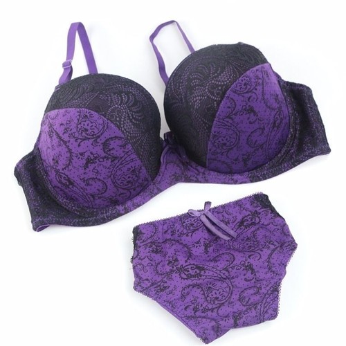Womens lace padded bra set - set, &