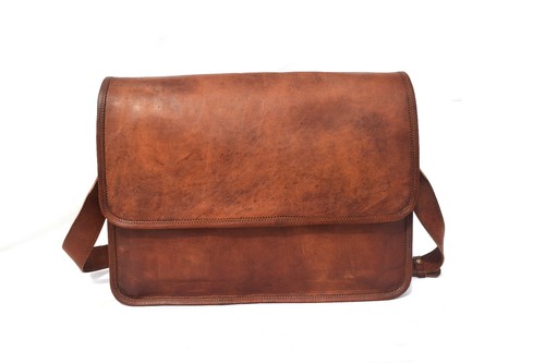 Leather messenger bag office - bag,
