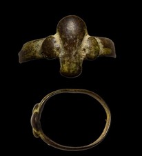 Roman Silver Phallic Ring