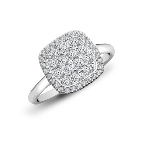 18ct white gold 55ct diamond - 18ct,
