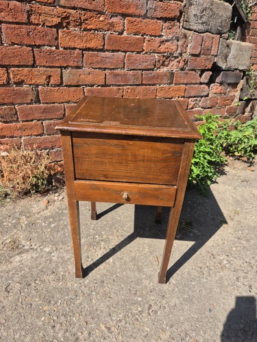 Antique wooden sewing table - sewing,