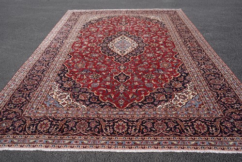 Vintage handmade wool oriental - vintage,
