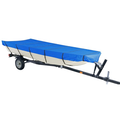 Blue 18ft boat - blue,