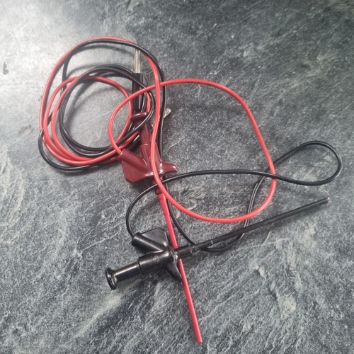 Pair vintage meter leads - vintage,