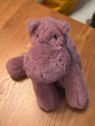 Jellycat medium huggady hippo - medium,