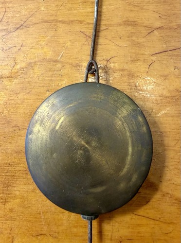 Antique weight driven - weight, banjo