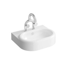 VitrA Liquid x Tom Dixon 60cm Basin Bathroom Sink 2 Tap Holes– NEW Boxed
