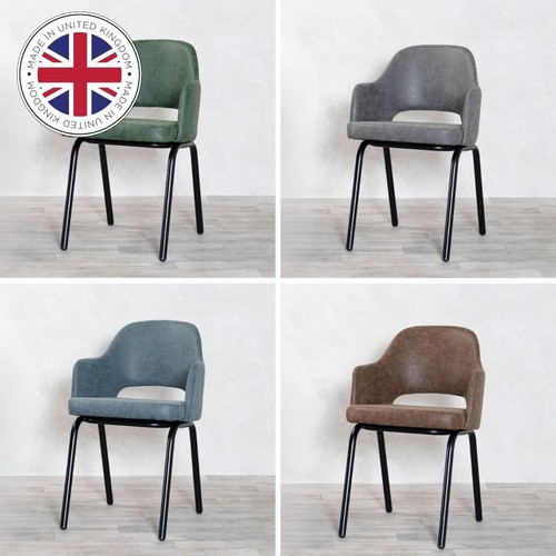 Faux suede dining chairs - chairs, with
