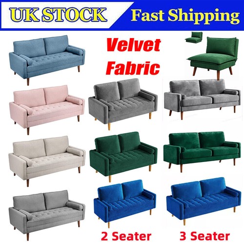 Seater velvet sofa modern - seater,