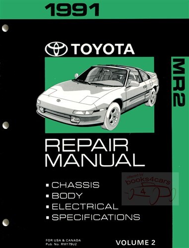 Mr2 1991 toyota - manual, service