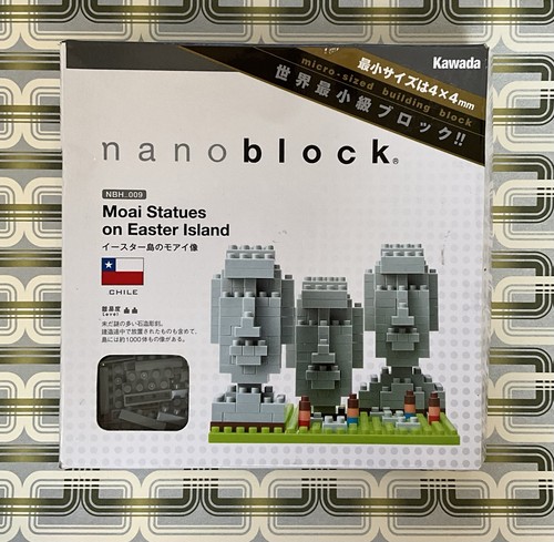 Nano block moai statues - statues, on
