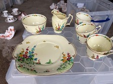 Crown Staffordshire Hollyhock