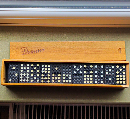 Double nine dominos - double-nine, complete