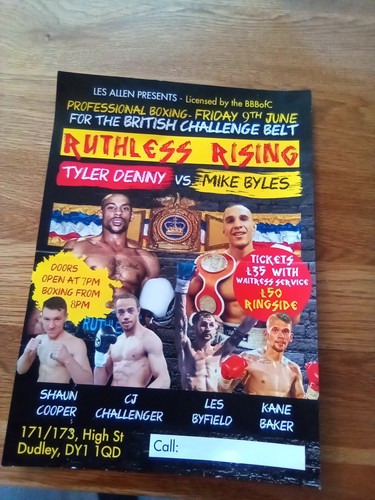Boxing handbill - boxing,