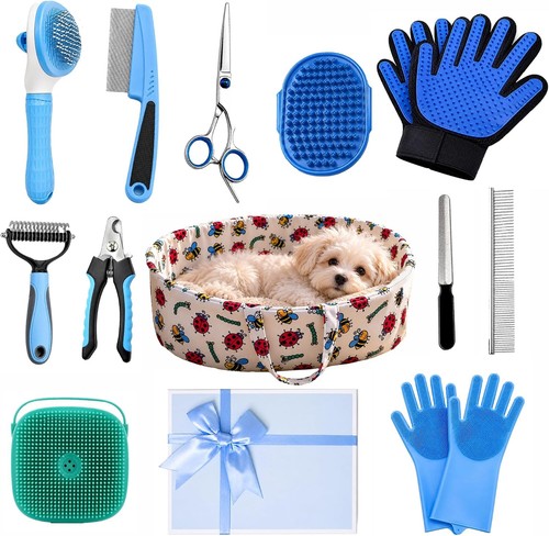 Piece dog grooming kit pet - 15,
