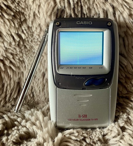 Vintage casio 970 stn - tv-970, ti-stn