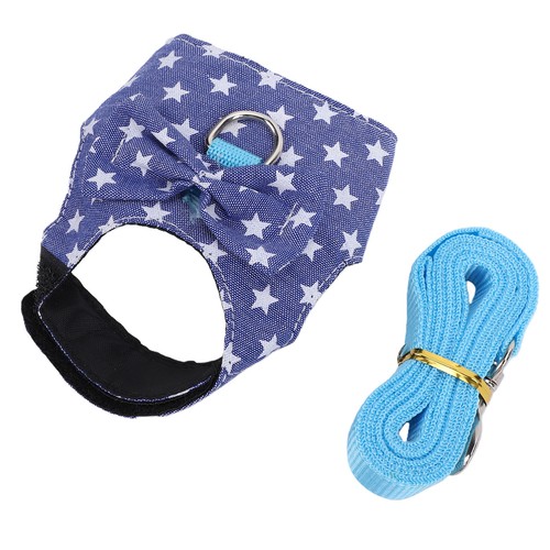 Blue star pet harness - pet, leash