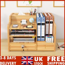 UK Wooden Tidy Document File