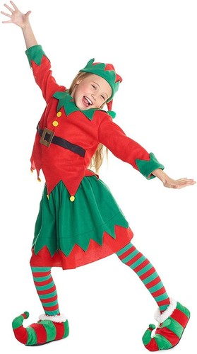 Girls christmas elf - elf, fancy