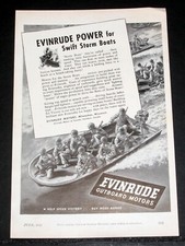 1943 OLD WWII MAGAZINE PRINT