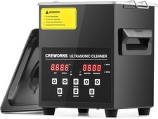 CREWORKS 2L Digital Ultrasonic Cleaning Machine with Degas and Gentle-Used Once