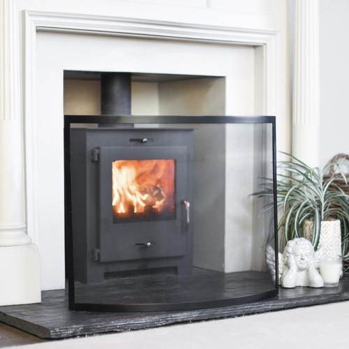 Black contemporary arched - black,