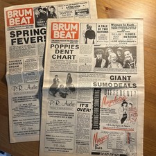Brum Beat X 2 Music Magazine May & June 1987 Numbers 80 And 81 RARE