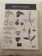Stampin' Up! Retired Stamps - Berry Blessings.